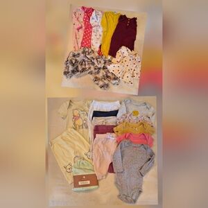 Bundle Of Baby Girls Clothing Size 3-6 Months